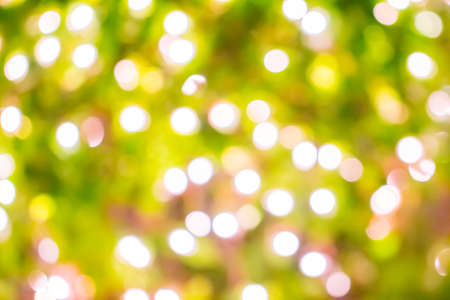 Abstract circular bokeh background of Christmaslightの写真素材