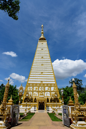 Nong Bua pagoda with blue sky background on the front sideのeditorial素材