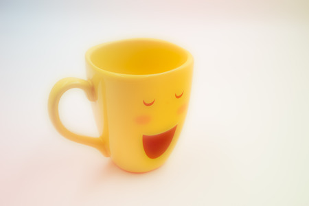 Smile , happy  cupの写真素材