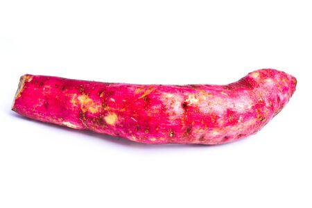 Sweet potato on white backgroundの写真素材
