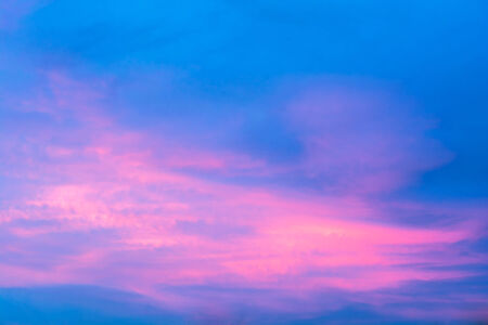 colorful of sky with clouds in the eveningの写真素材