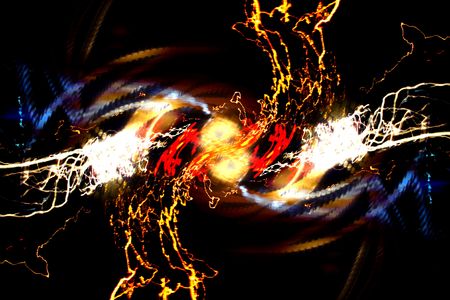 A metaphorical illustrated background showing the colorful patterns of cosmic energy.