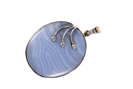 A beautiful pendant with a gemstone called の写真素材