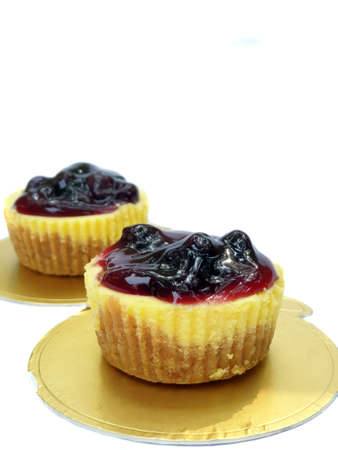 A delicious cheese cake isolated on white studio background.の写真素材