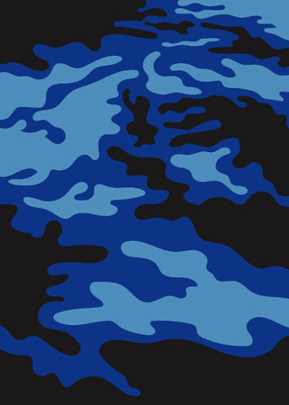 Abstract camo, Abstract blue came backgroundのイラスト素材