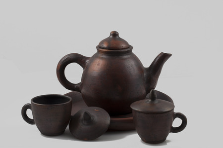 Javanese traditional tea potの写真素材