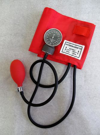 Red Blood Pressure Cuff