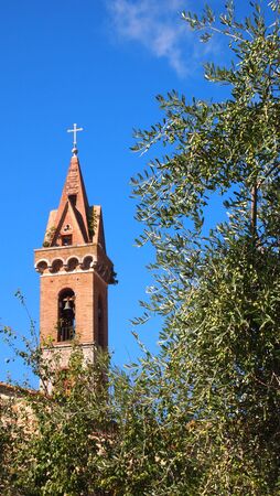 Church Bell Tower, Tuscanyのeditorial素材