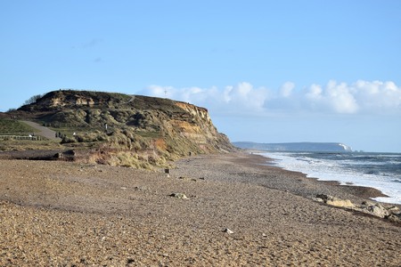 Hengistbury Head, Dorset, UKの写真素材