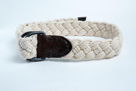Braided Belt on white background