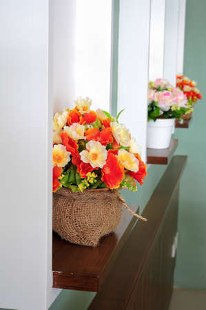 Colorful Artificial Flowerの写真素材