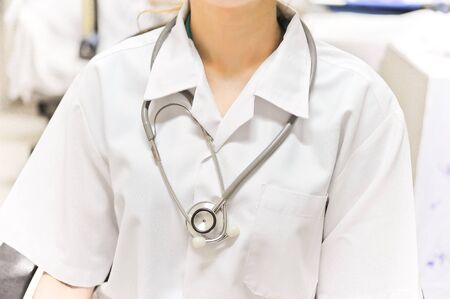 Doctor and stethoscopeの写真素材