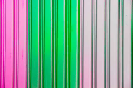 colourful metal wallの写真素材