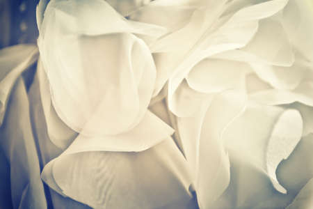 closeup white wedding suit of women for backgroundの写真素材