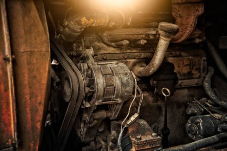 engine background and textureの写真素材