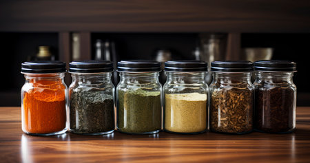 A Chic Kitchen Jar Set to Keep Your Spices Handy for Every Cooking Enthusiastの素材