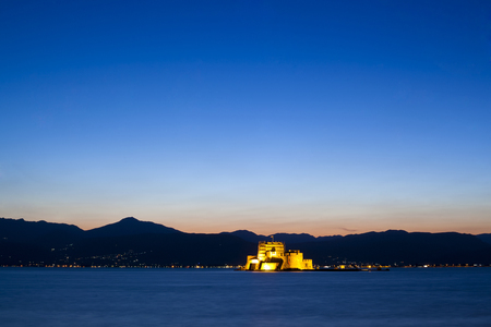 The castle in the city of Nafplio, Greeceのeditorial素材