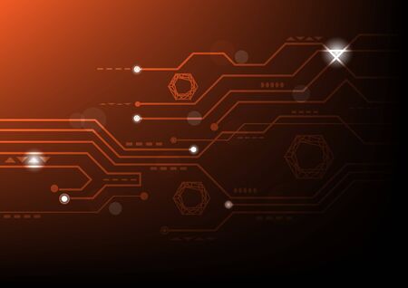 Abstract Technology background vectorのイラスト素材