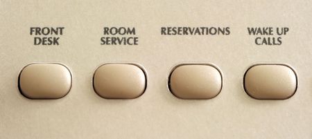 Hotel Phone Buttonsの写真素材