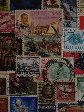 Beautiful vintage stamps