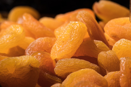 Close up of dried orange fruitの写真素材