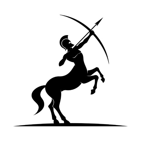 Centaur Logo Iconのイラスト素材
