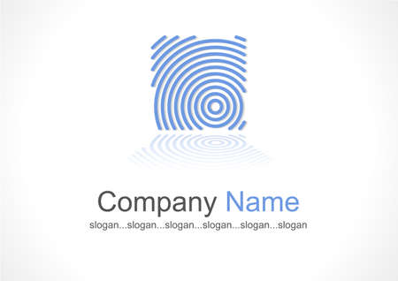 abstract company logo templateのイラスト素材