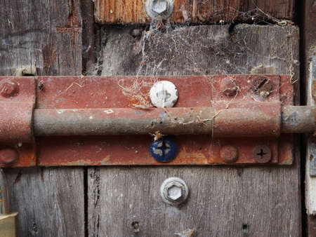 Rustic door lockのeditorial素材