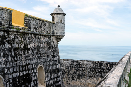 Fort San Jose - Yellow Fortress in Campeche, Mexico. UNESCO World Heritage Cityのeditorial素材