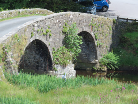 Dartmoor National Park Bridge Over River