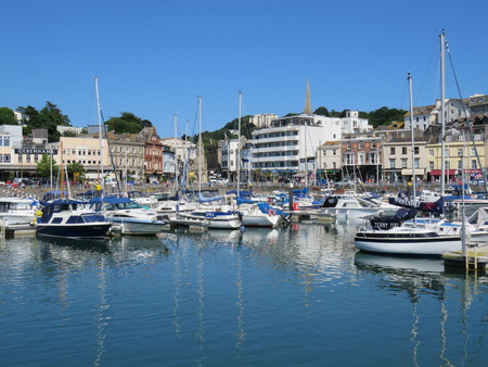 torquay marina devon ukのeditorial素材
