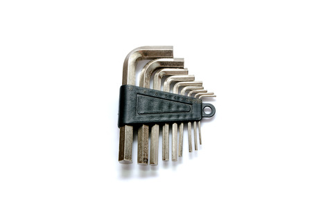 Isolationed Hex wrench, Allen Keyの写真素材