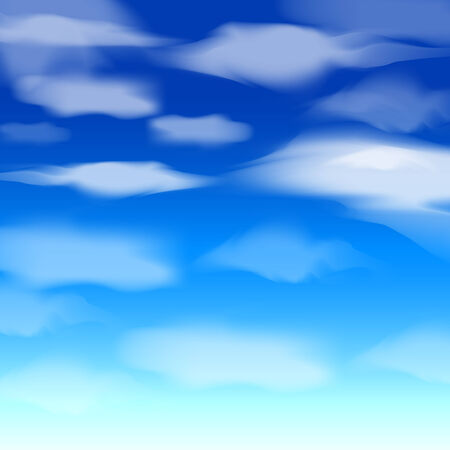 Vector EPS10 Blue Sky backgroundのイラスト素材