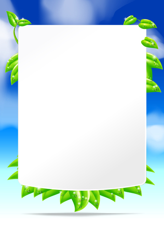 Vector EPS10 Eco text boxのイラスト素材