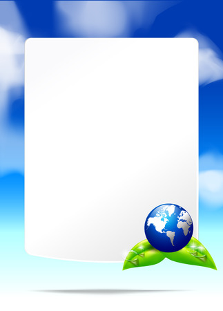 Vector EPS10 Eco text boxのイラスト素材
