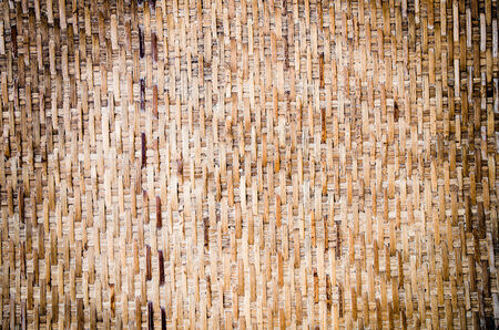 Woven wood texture background, Bamboo backgroundの写真素材