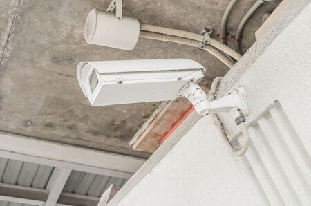 Security CCTV at the Ceiling