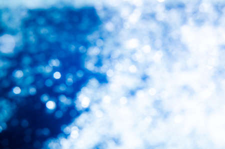 Abstract bokeh background, blue backgroundの写真素材