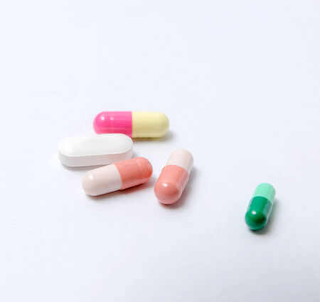 Capsule and tablets medicine mix