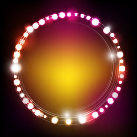 Abstract dot bright lighting effectのイラスト素材