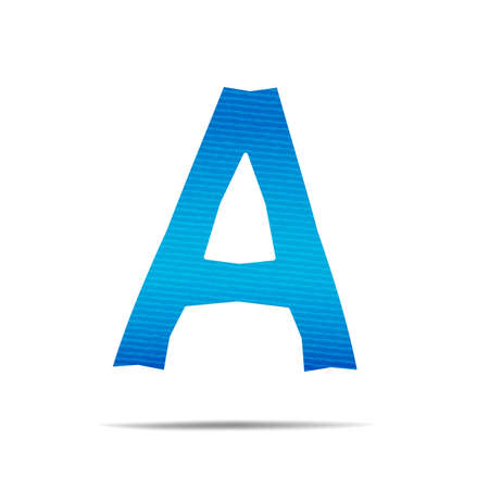 Vector Alphabet  jean style Designのイラスト素材