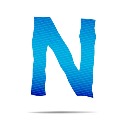 Vector Alphabet  jean style Designのイラスト素材