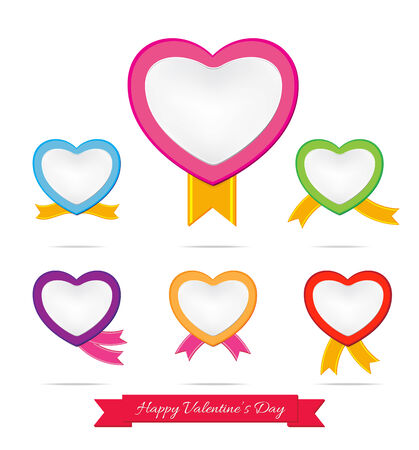 Set of Happy valentineのイラスト素材