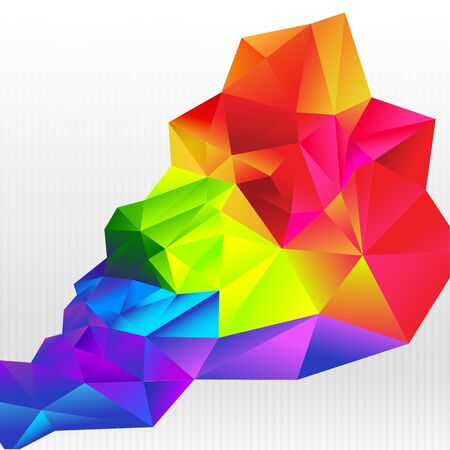 Abstract background triangle polygon element vector illustrationの写真素材