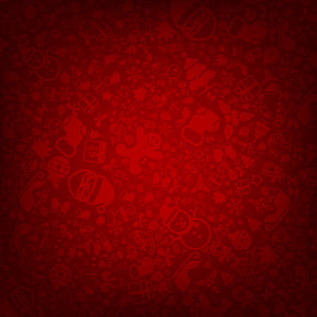 Christmas background with christmat icon element vector illustrationのイラスト素材
