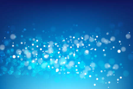 Abstract blue background with light bokehのイラスト素材