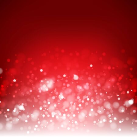 Abstract background red with bokeh and light elementのイラスト素材