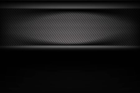 Abstract background dark and black carbon fiber vector illustration eps10のイラスト素材