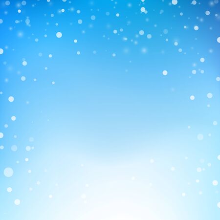 Snow falling with ligting effect background vector illustrationの写真素材