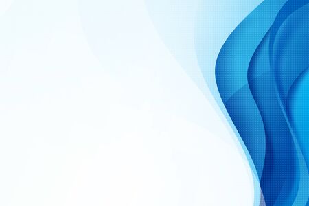Abstract background blue dark curve blend layered and overlap element, modern and elegant vector illustration eps10のイラスト素材